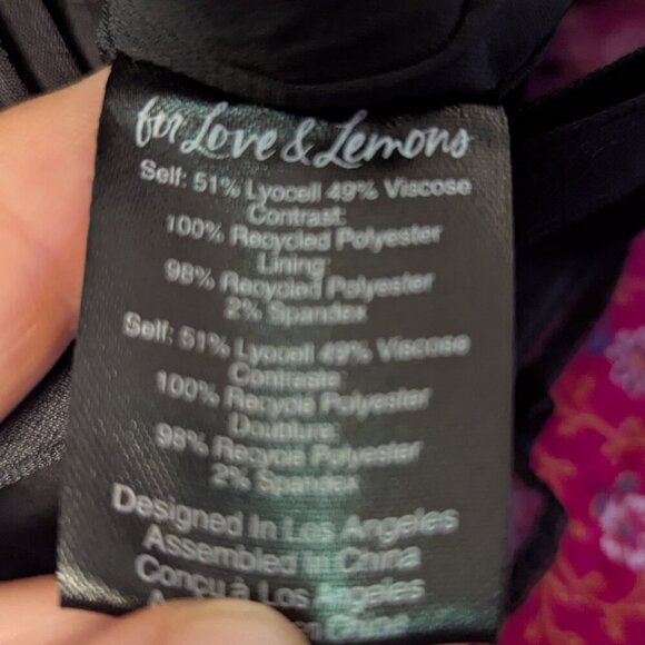 NWT For Love & Lemons Gabrielle Crop Top Whimsigoth Organza Fairy Gothicumbia - Picture 7 of 9